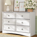 Gray 6 Drawer Wood Dresser Z613392