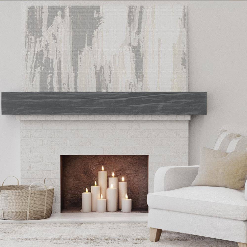 Aged Ash Faux Wood Fireplace Mantel M646