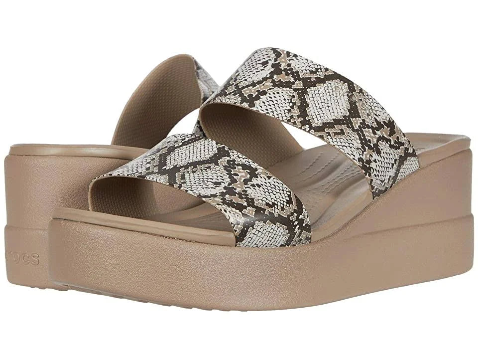 Brooklyn Mid Wedge Multi/Stucco 8 T755