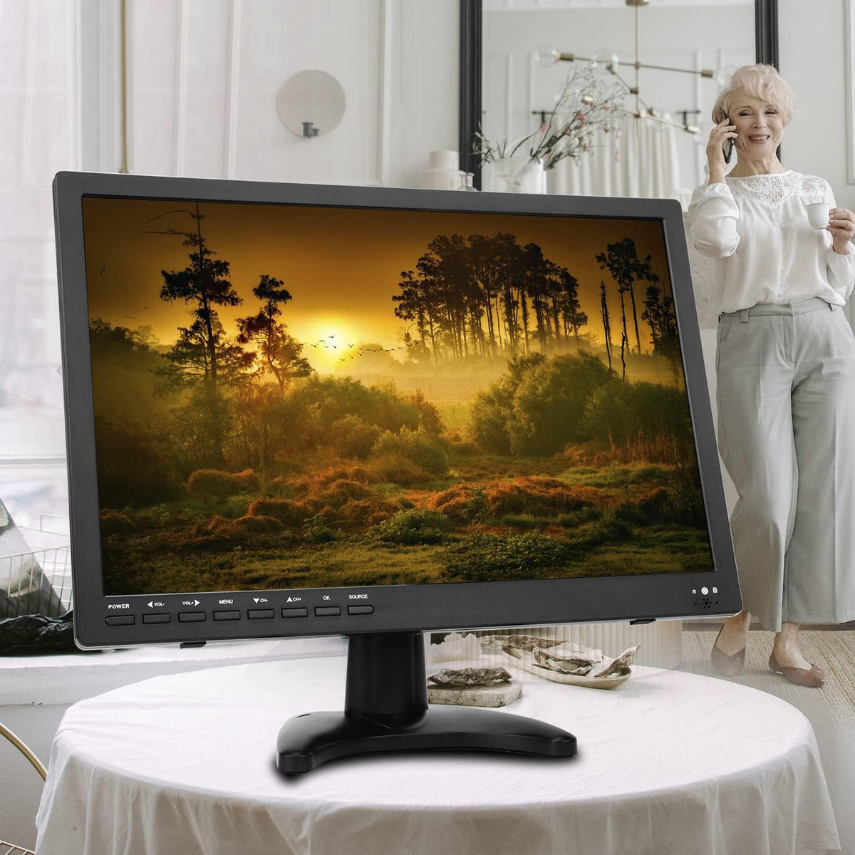 17 inch Widescreen LED Portable TV with ATSC Digital Tuner U74934