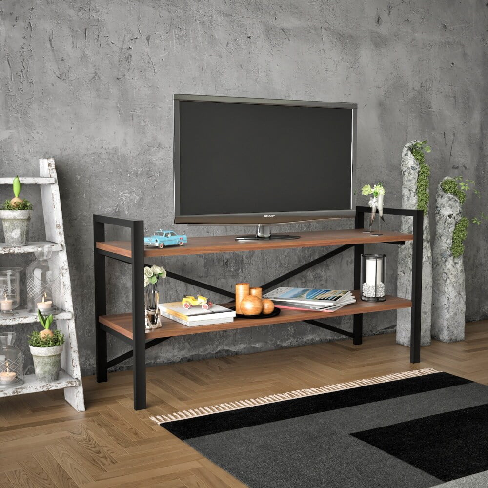 White Mid Century Modern Tv Stand Y949