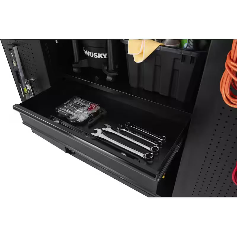 Heavy Duty Welded Steel Garage Storage System in Black G9980