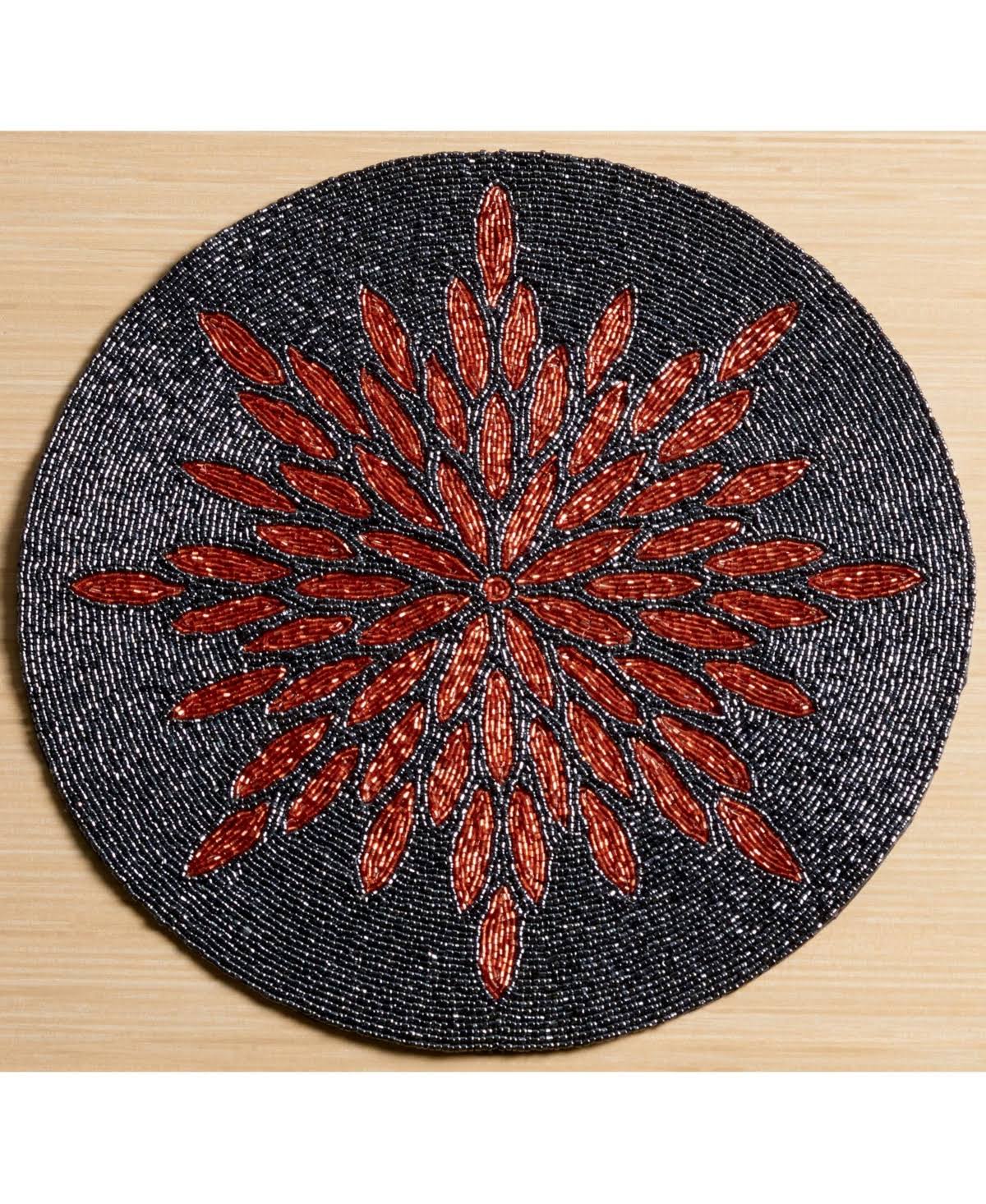 15" Glass Beaded Placemat A138364