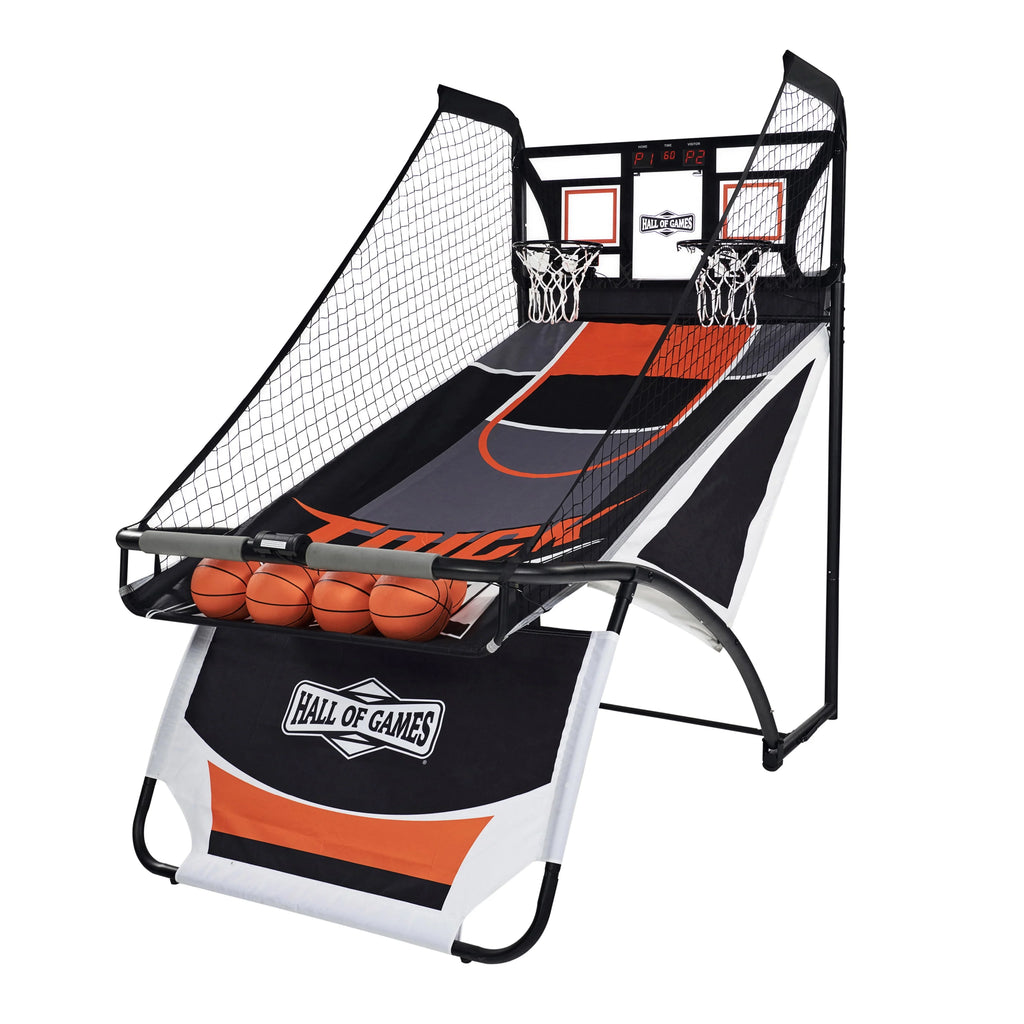 84” Indoor Steel Frame EZ-Fold Arcade Basketball Game, Black R84662