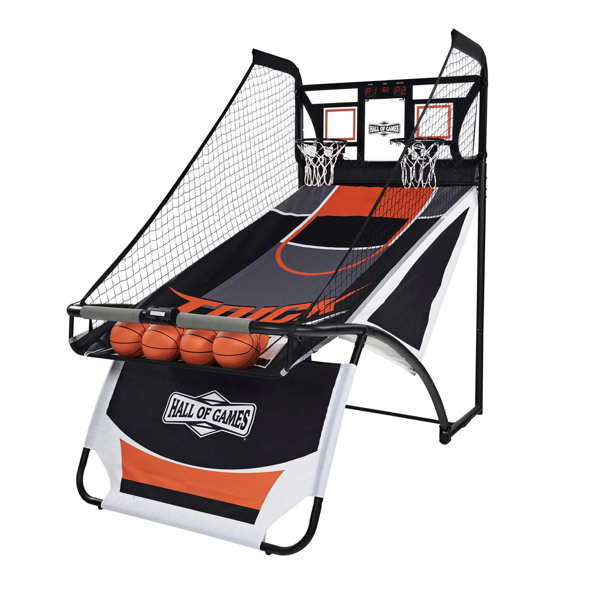 84” Indoor Steel Frame EZ-Fold Arcade Basketball Game, Black R84662