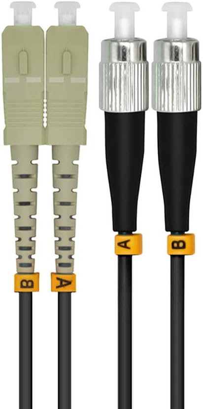 40M LC to LC OM3 Outdoor Armored Duplex 50/125 Fiber Optic Cable Jumper Multimode Q9326