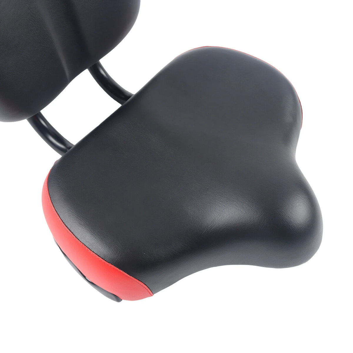 Wide Soft Bicycle Saddle with Backrest T96113