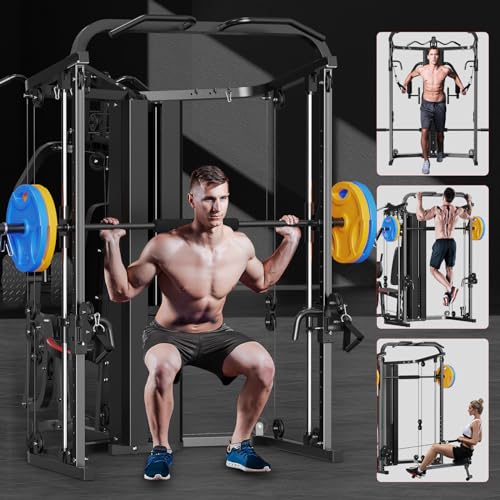 Multifunction Home Gym System Workout Station with 138LB Weight Stack M821037