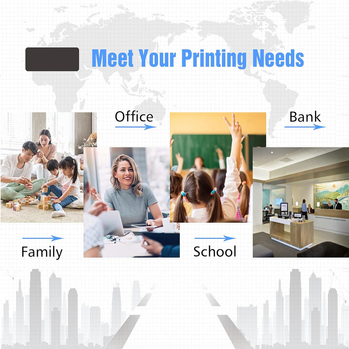 5-Pack Ink Cartridges for HP Officejet Pro Printer T901