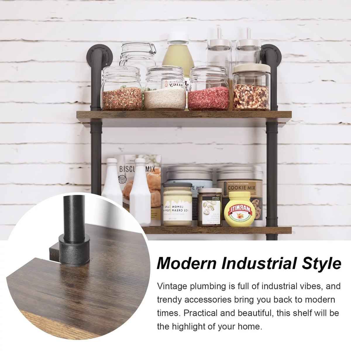 4-Tier Adjustable Bookshelf Y36332