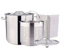 52qt Stainless Steel Stock Pot with Lid U3061