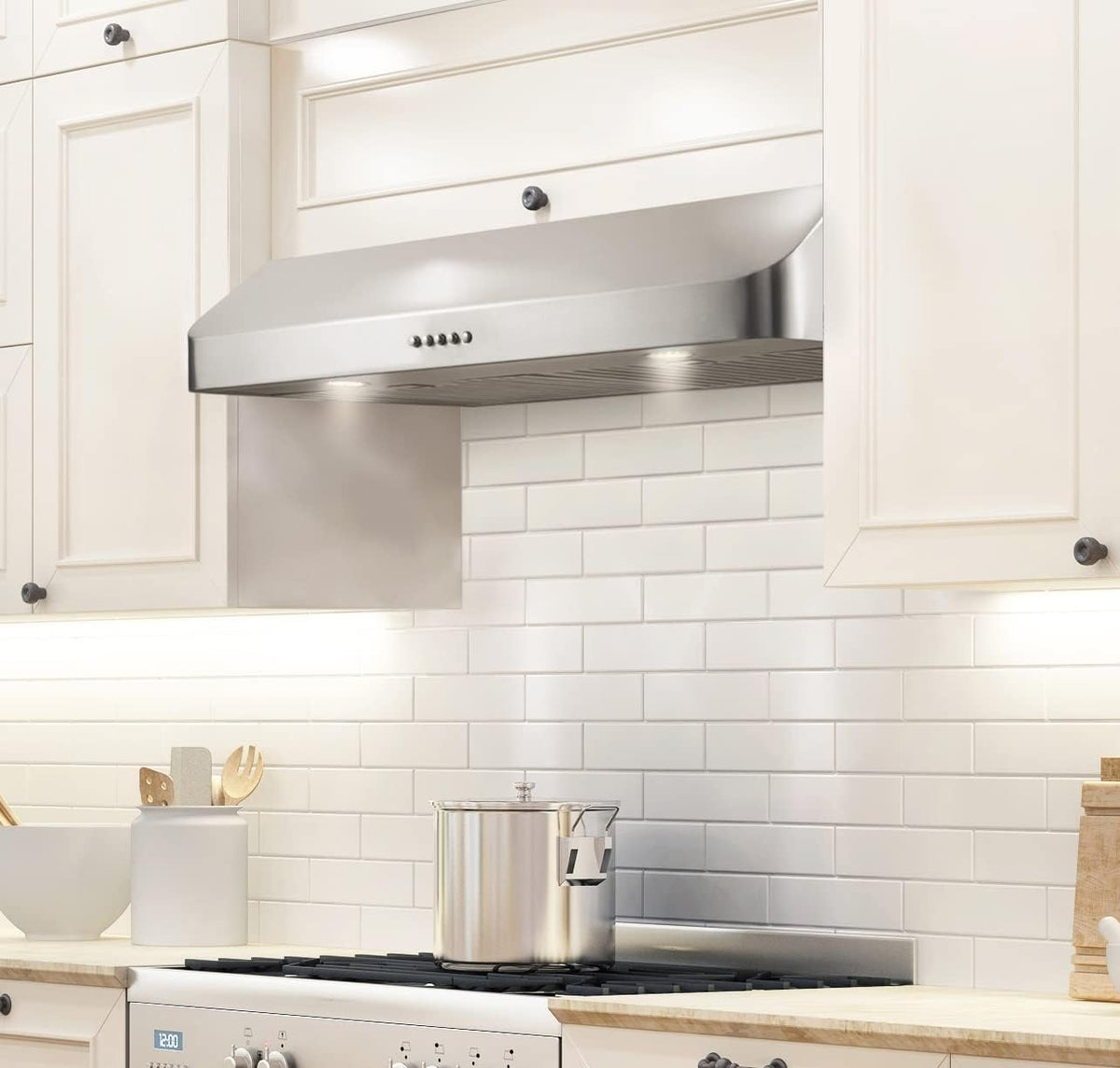 30 Inch Under Cabinet Range Hood Stainless Steel 400 CFM D61767