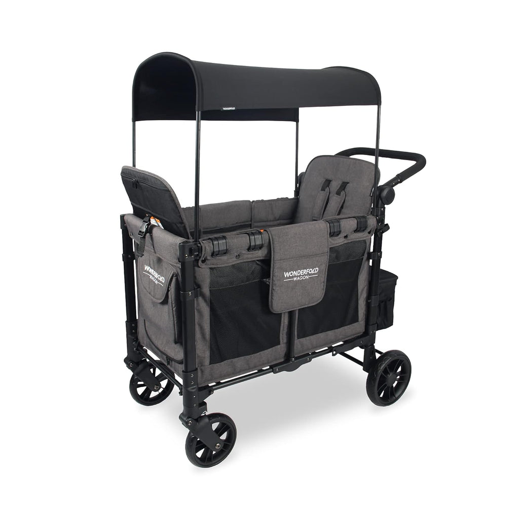 Charcoal Gray Double Folding Stroller L548