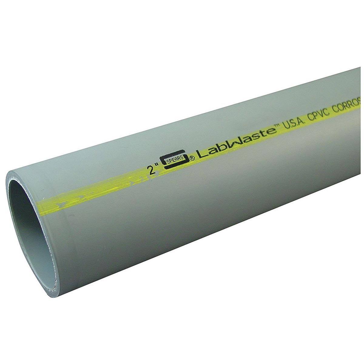 6x22 x 10 ft Non-Threaded Lab Waste DWV Pipe Sch 40 W153939