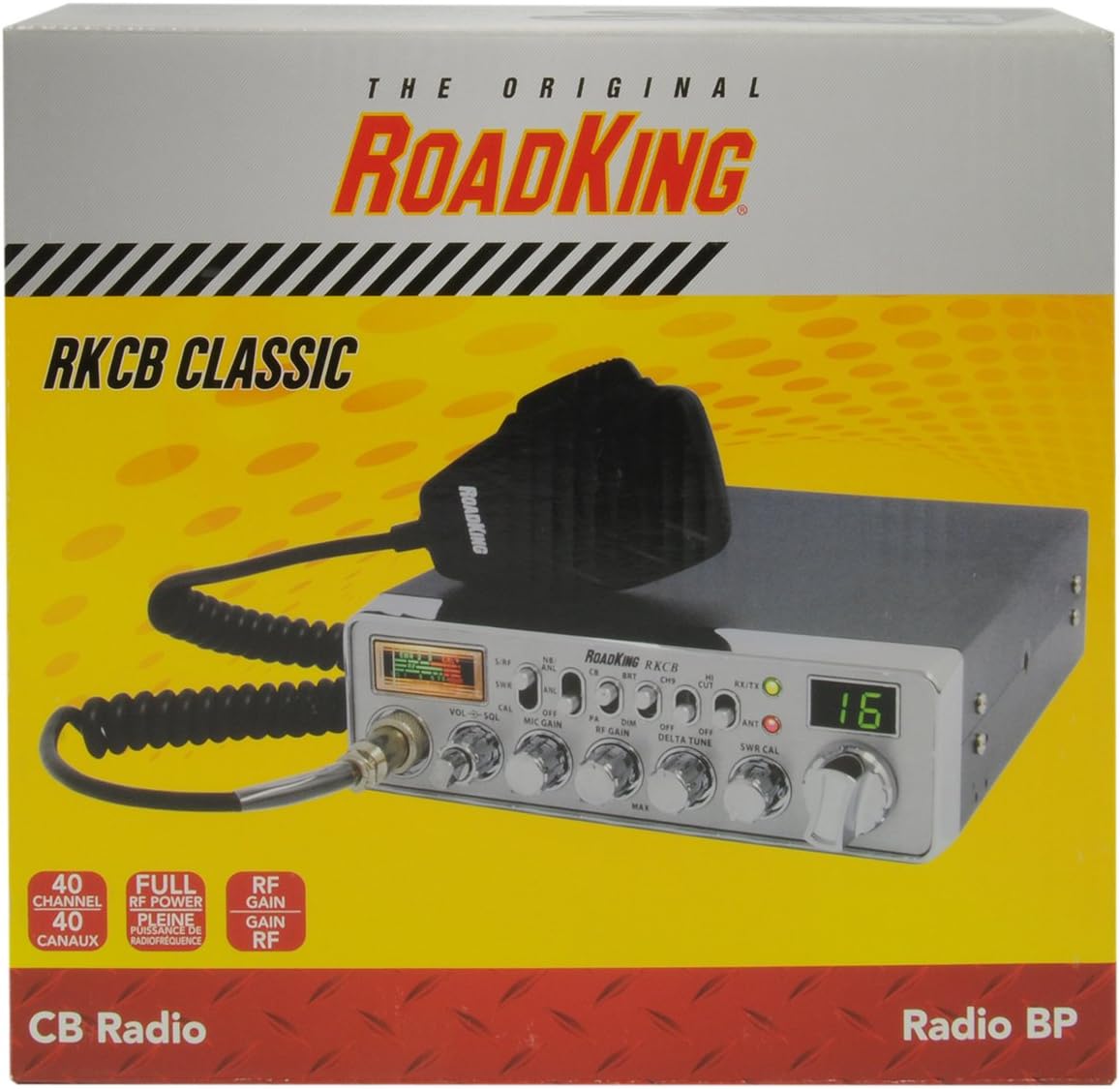 40 Channel CB Radio with Digital Display and SWR Meter F65911