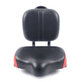 Wide Soft Bicycle Saddle with Backrest T96113