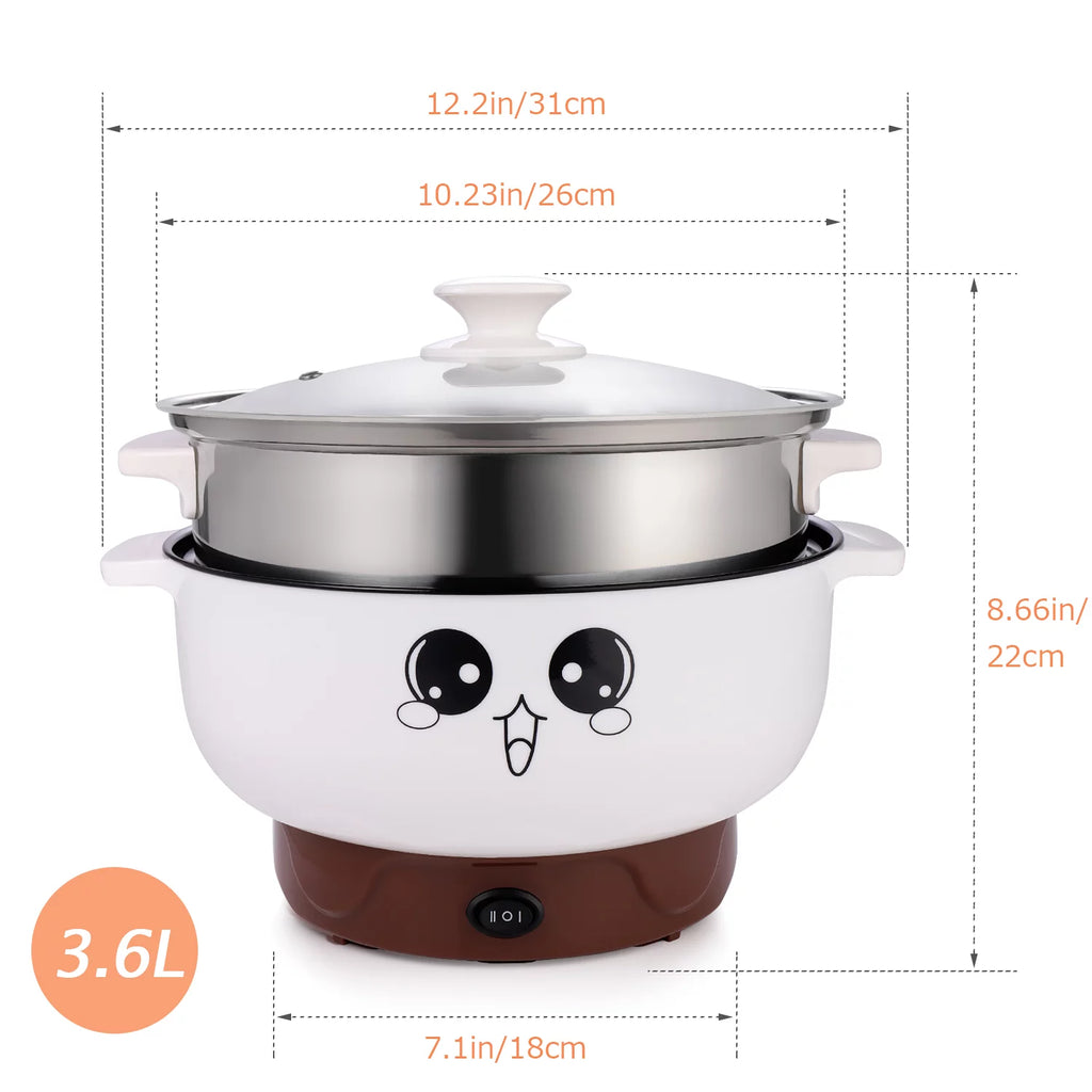 3.6L Multifunction Electric Cooker with Lid J172