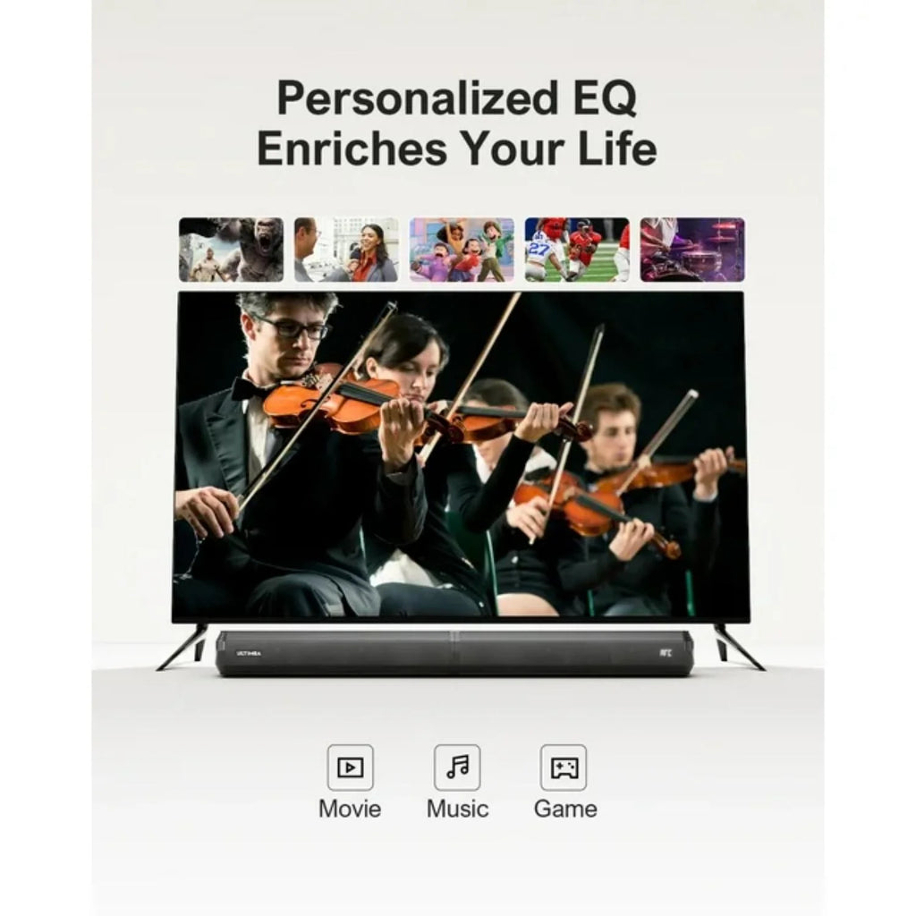 2.2ch Sound Bar with Dual Subwoofer V40200