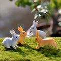 Rabbit Miniature Landscape Garden Decor Ornament T8580