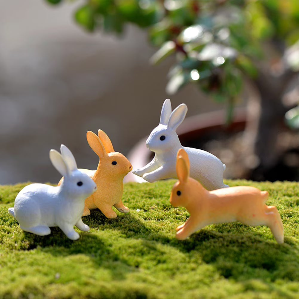 Rabbit Miniature Landscape Garden Decor Ornament T8580