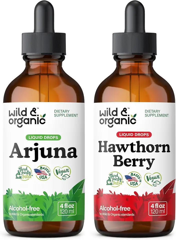 Arjuna Tincture 4 fl oz & Hawthorn Berry Tincture 4 fl oz W737502