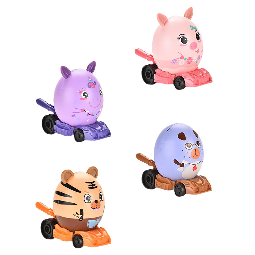 4pcs DIY Assembled Toys Car Toys Blind Box Toys Surprise Egg T29403
