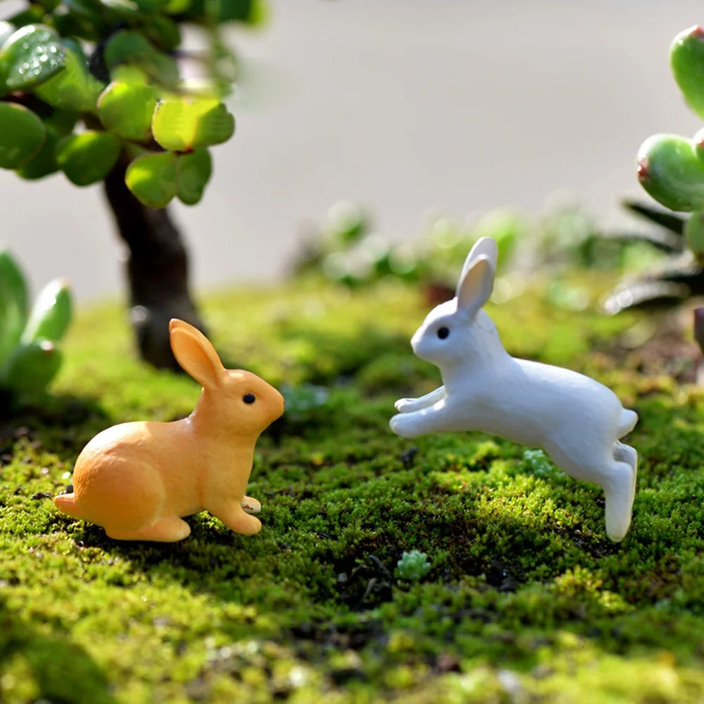 Rabbit Miniature Landscape Garden Decor Ornament T8580