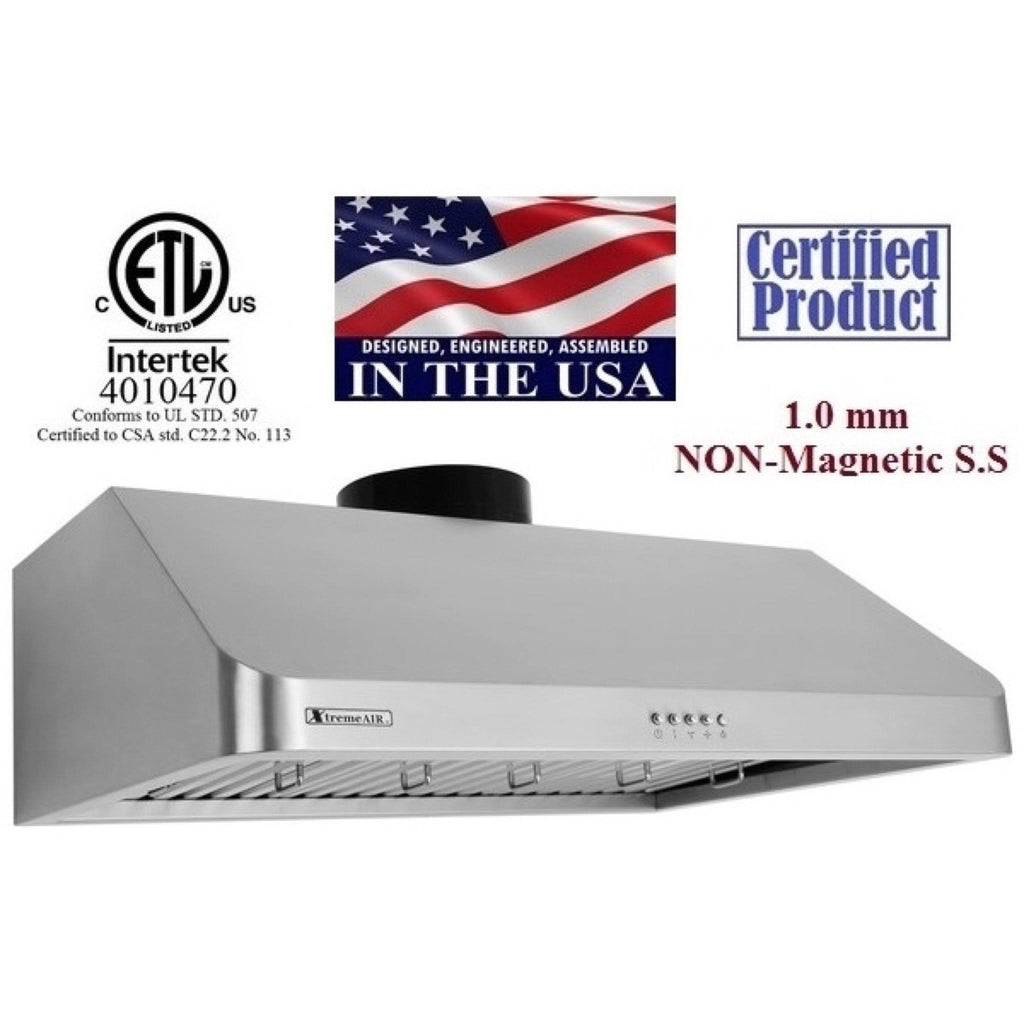 42x22 Ultra 900 CFM Ducted Under Cabinet Range Hood R3230