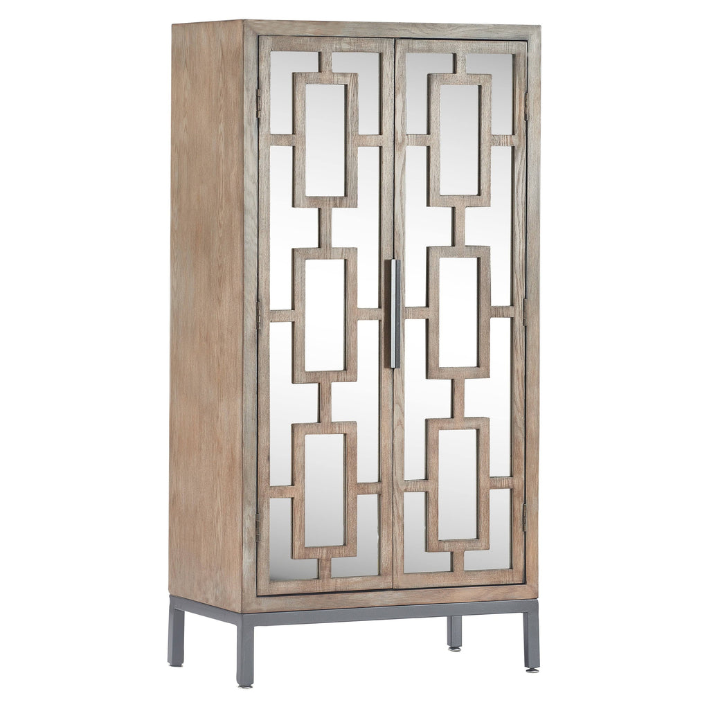 Gray Tall Storage Cabinet G2265