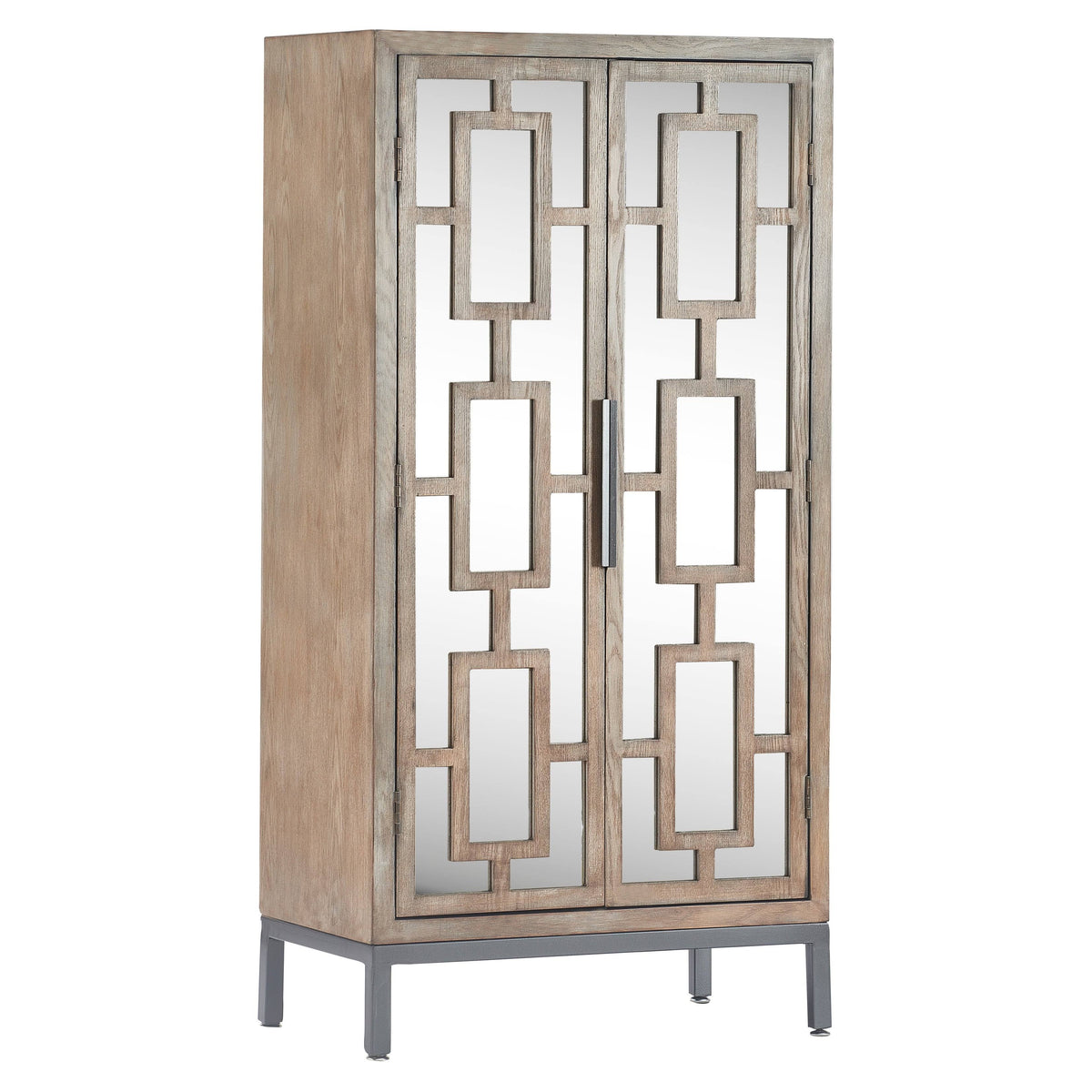 Gray Tall Storage Cabinet G2265