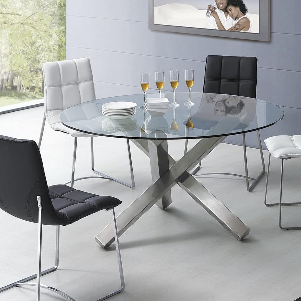 54 Inch Round Tempered Glass Table Top B623