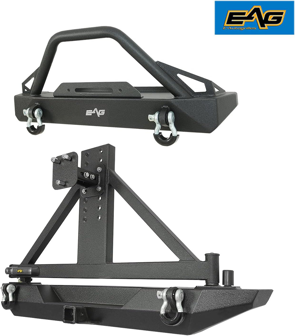 Front and Rear Bumper with Tire Carrier H418022