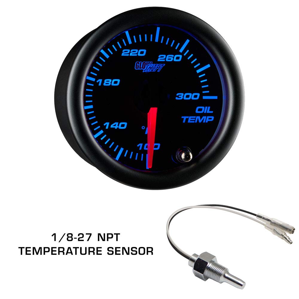 Tinted 7 Color 30 PSI Boost/Vacuum, 100 PSI Oil Pressure & Oil Temperature Gauges, Gray Triple Pillar Pod P519