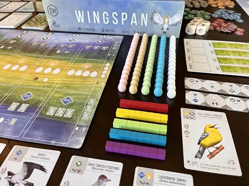Wingspan Strategy Board Game, 1-5 Players, 70 Mins, Ages 14+ I620