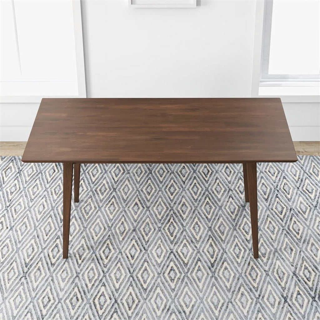 Brown Walnut Wood Large Dining Table S37962