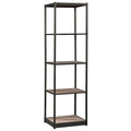 4 Shelf Bookcase in Salt Oak L44044