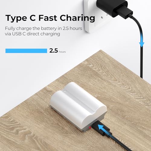 2400mAh NP-W235 Battery 2-Pack USB-C Fast Charging N643023