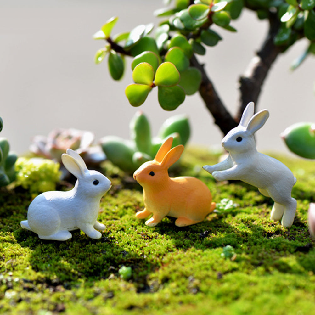 Rabbit Miniature Landscape Garden Decor Ornament T8580