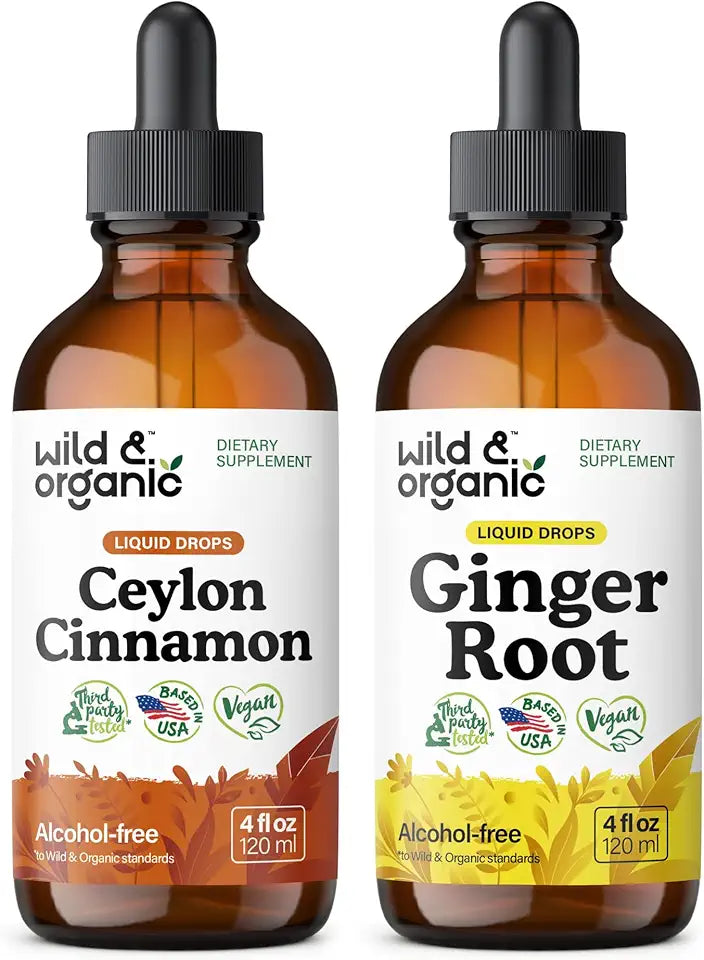 Ceylon Cinnamon & Ginger Root Tincture 4 fl oz C90230