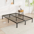 Full Size Heavy Duty Platform Bed Frame with Underbed Storage S3078