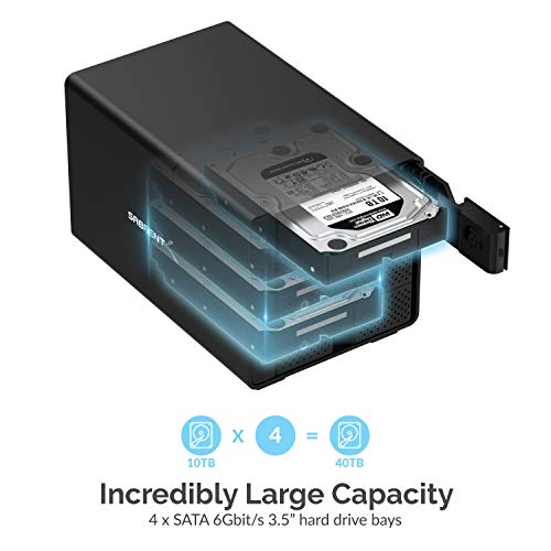 USB 3.2 5-Bay SATA Hard Drive Docking Station with USB-C Z11346
