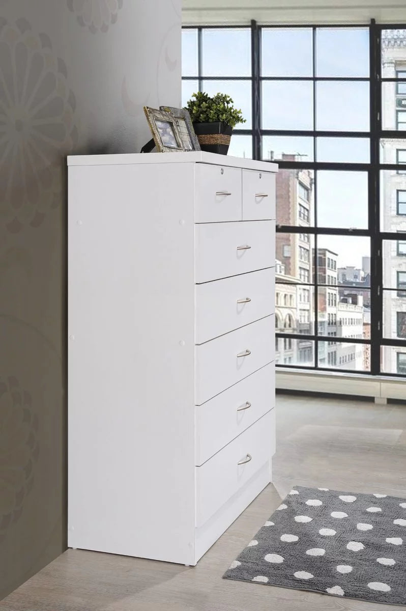 7 Drawer Mahogany Dresser with Two Locks Y535