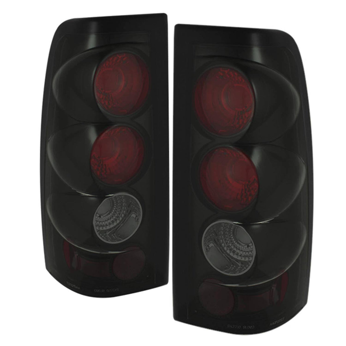 Black Smoke Rear Tail Lights Brake Lamps Pair Q188522