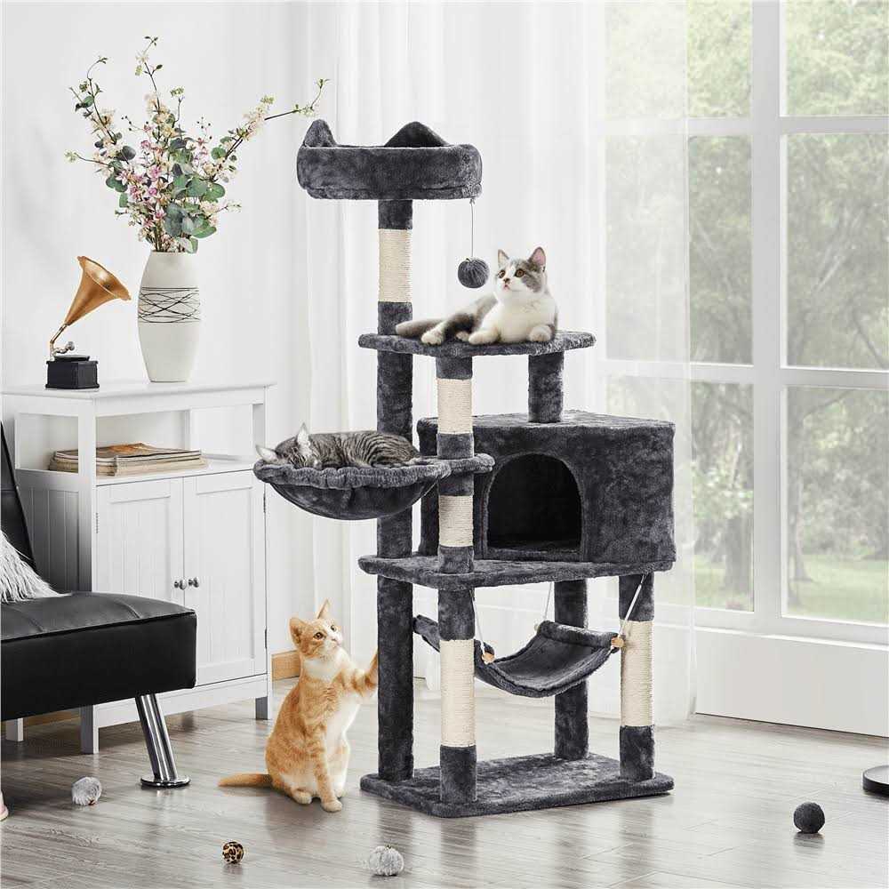 54.5 inch Cat Tree Tower with Scratching Posts R84591