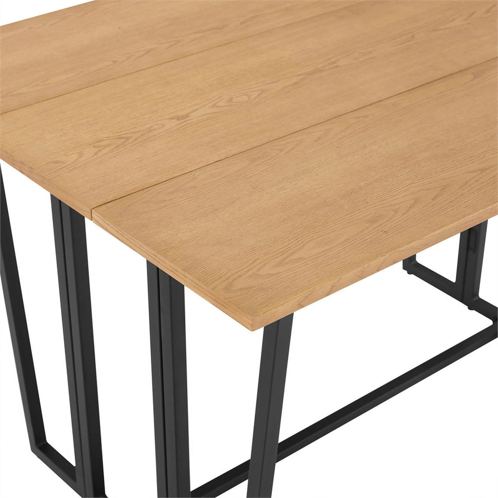 47" Drop-Leaf Wood Dining Table N656779