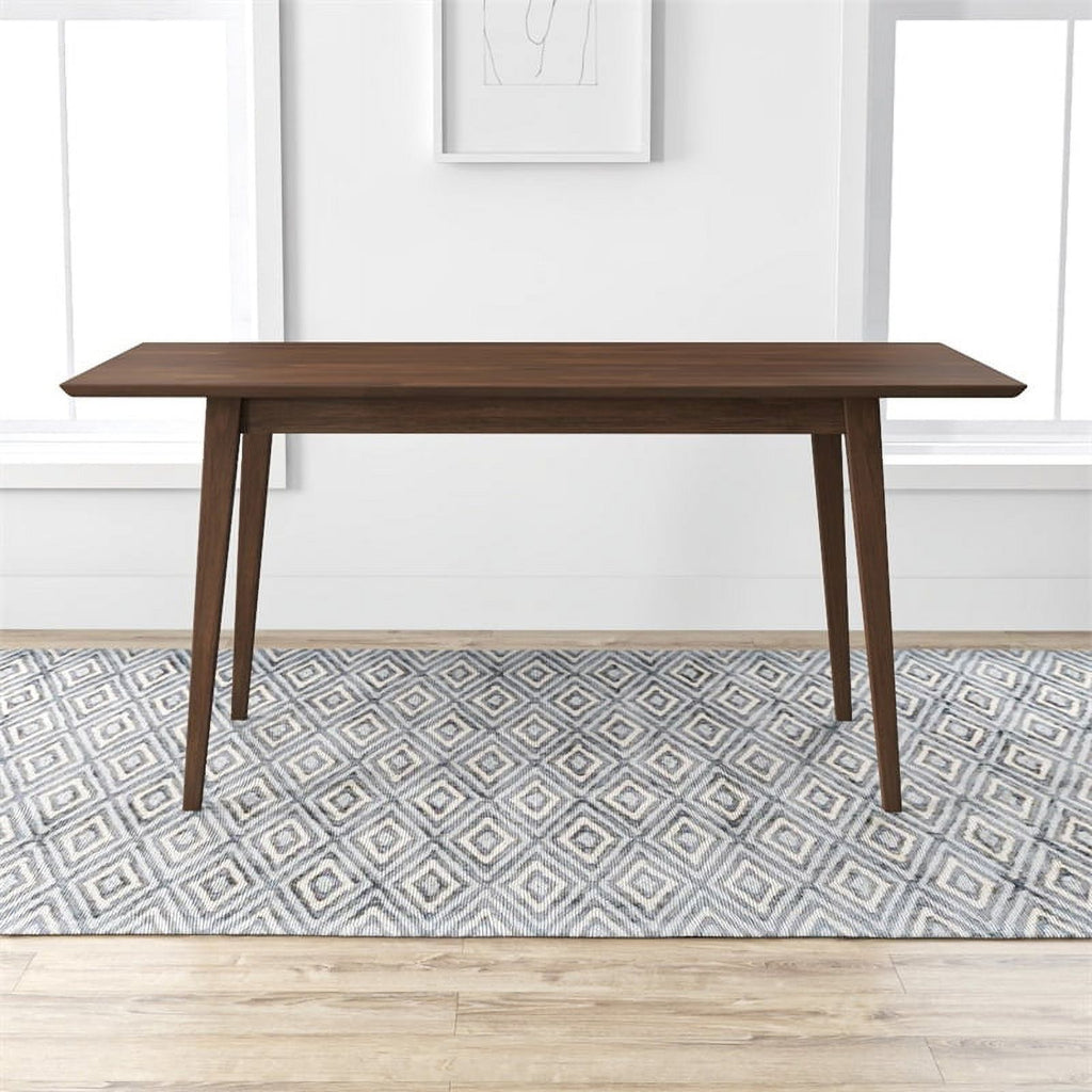 Brown Walnut Wood Large Dining Table S37962