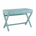 Blue Wood Writing Desk M43014
