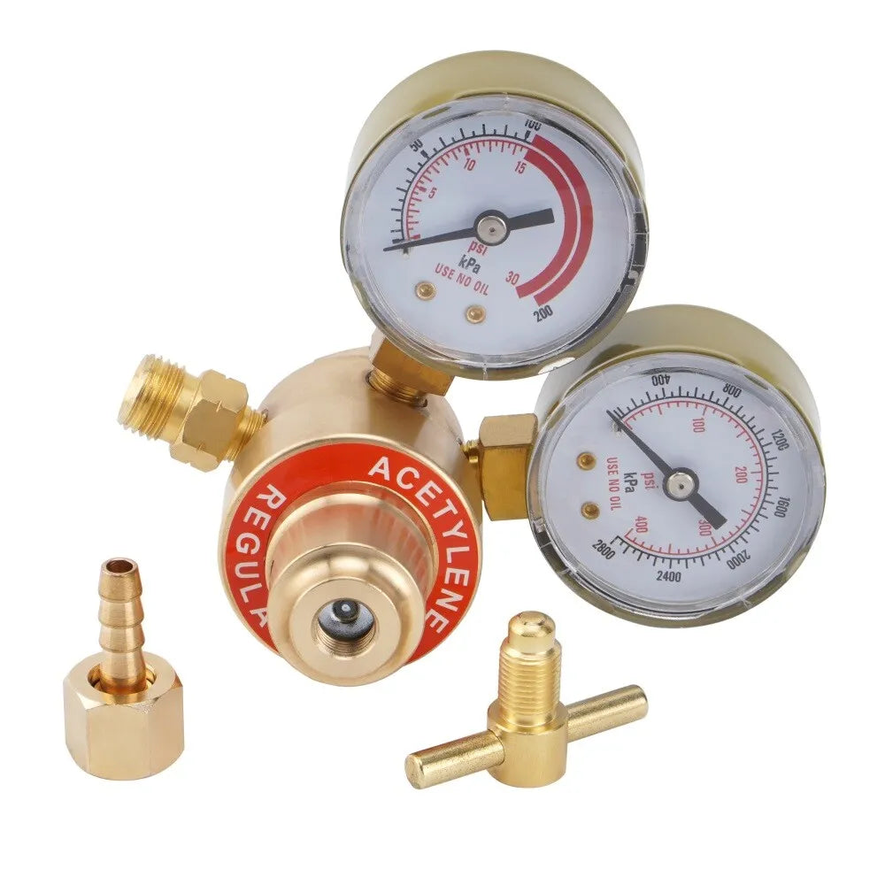 Oxygen Acetylene Regulator Welding Gas Gauges C535