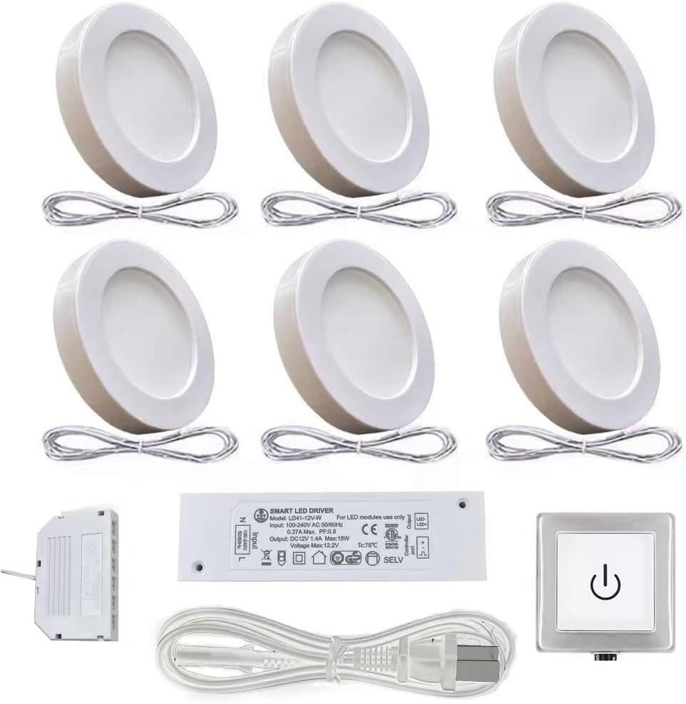 1W 4000K Black Dimmable Mini Spotlight D8514