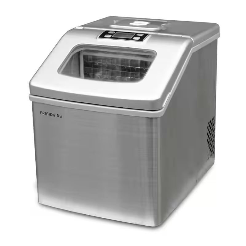 40 lb. Freestanding Stainless Steel Ice Maker E765992